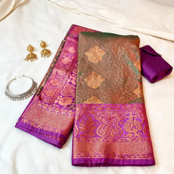 Purple_Kanchivaram_Semi_Silk_saree_For_Women