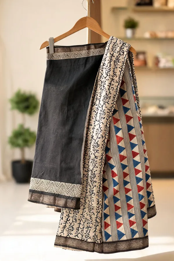 Black_Maheshwari_Silk_Saree_For_Women