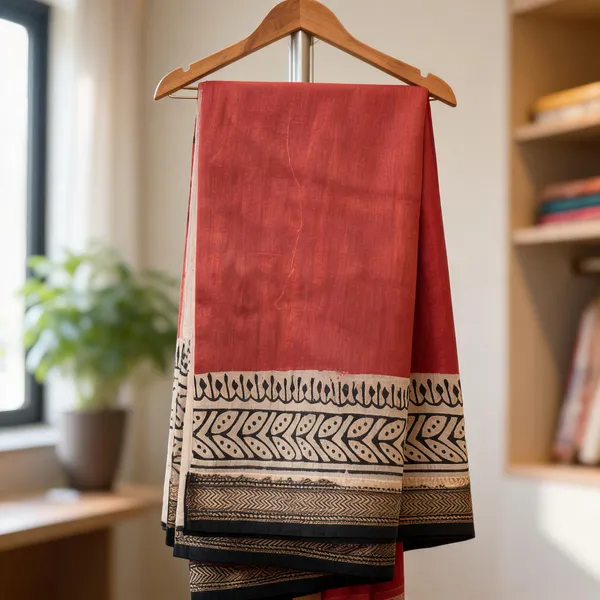 Red_Maheshwari_Silk_saree_For_Women