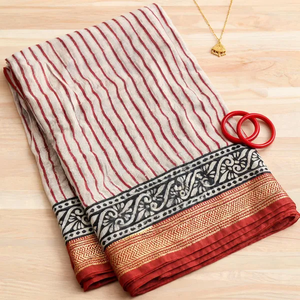 Maroon_Maheshwari_Silk_saree_For_Women