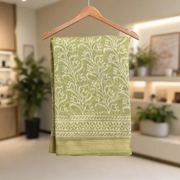 Green_Maheshwari_Silk_saree_For_Women