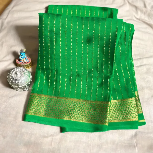 Green_Pure_Silk_saree_For_Women