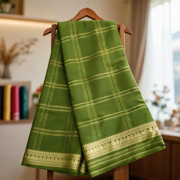 Green_Pure_Silk_saree_For_Women