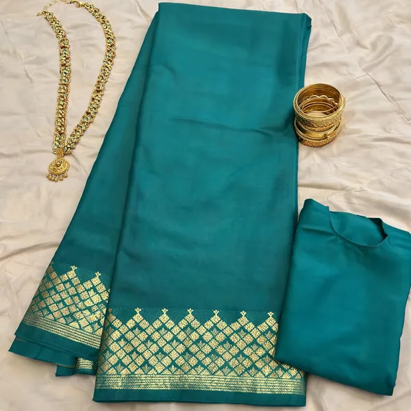 Green_Pure_Silk_saree_For_Women