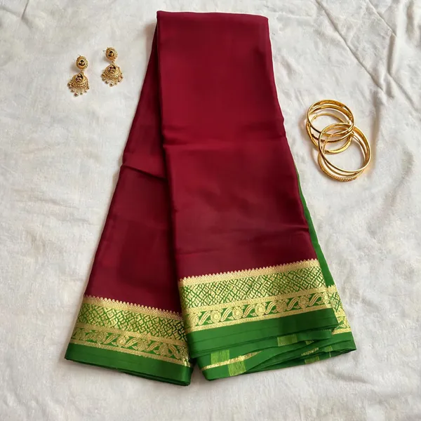 Red_Pure_Silk_saree_For_Women