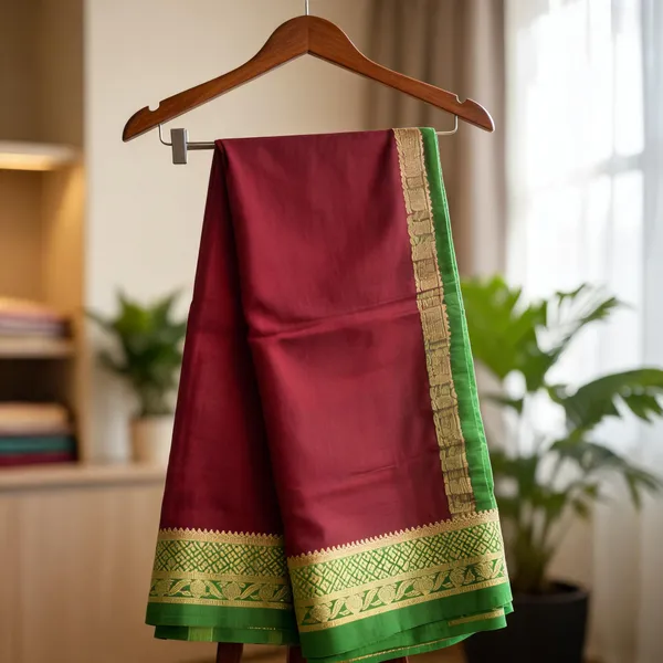 Red_Pure_Silk_saree_For_Women