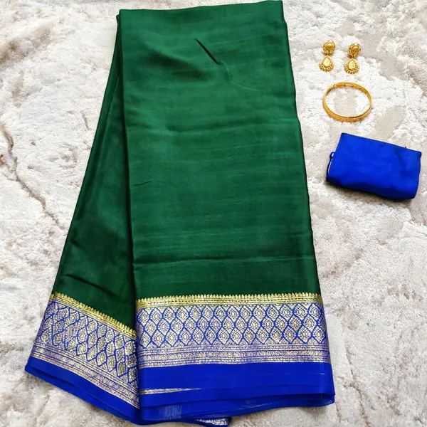 Green_Pure_Silk_saree_For_Women
