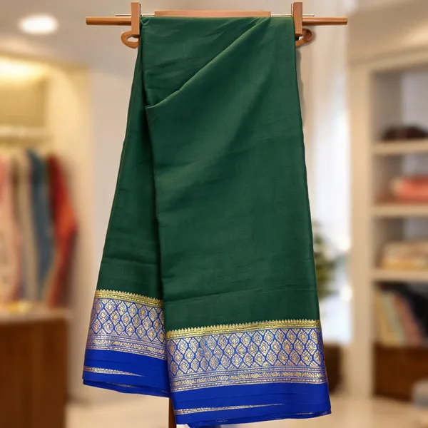 Green_Pure_Silk_saree_For_Women