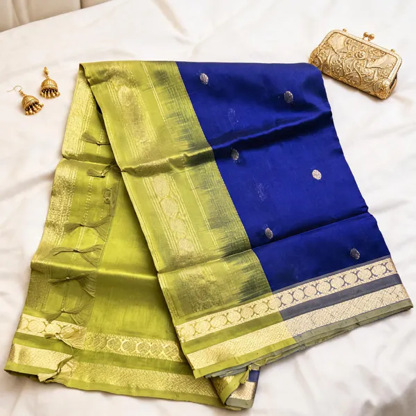 Blue_silk_cotton_saree_For_Women