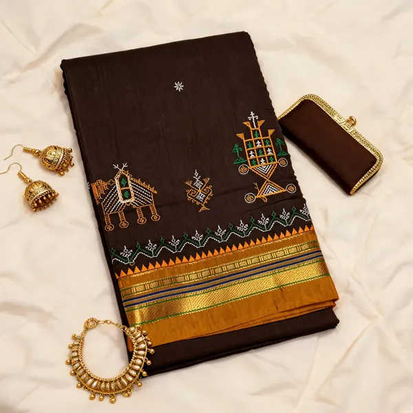 Brown_Silk_Cotton_Kasuthi_silk_saree_For_Women