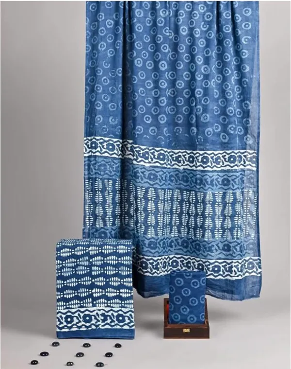 Navy_Blue_Cotton_Dress_Material_For_Women