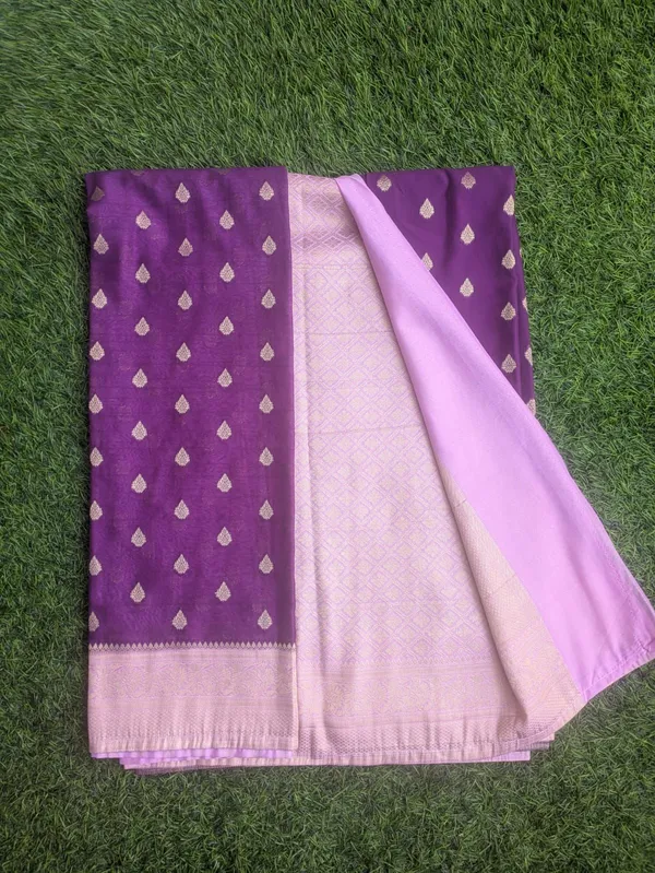 Purple_Woven_Khadi_Chiffon_Saree_for_Women
