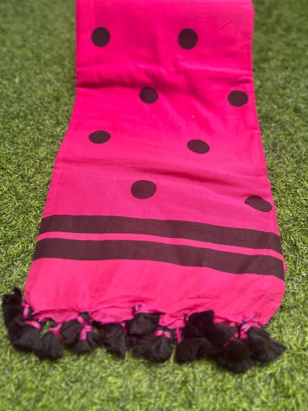 Pink_Handloom_Cotton_saree_For_Women