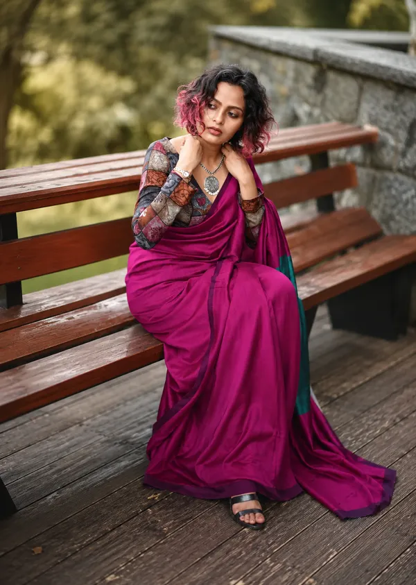 Magenta_Printed_Saree_for_Women