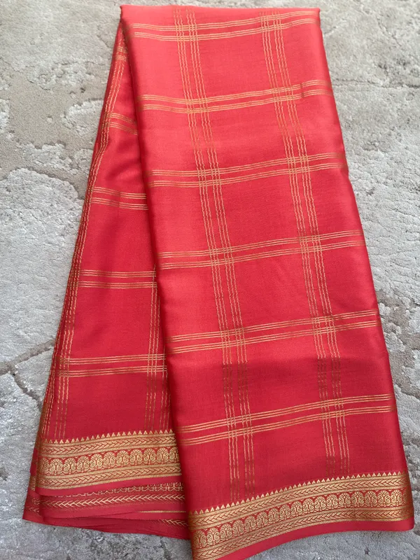 Orange_Pure_Silk_saree_For_Women