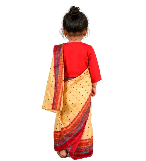 Multicolor_Cotton_Assamese_Bihu_Traditional_Costume_For_girl