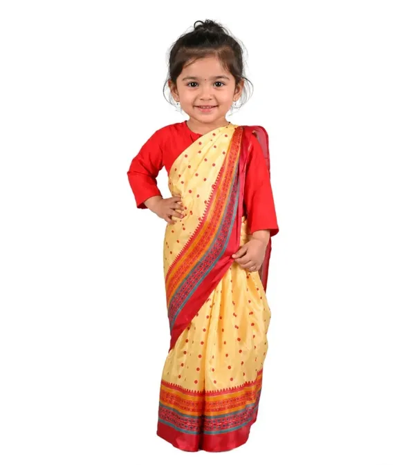 Multicolor_Cotton_Assamese_Bihu_Traditional_Costume_For_girl