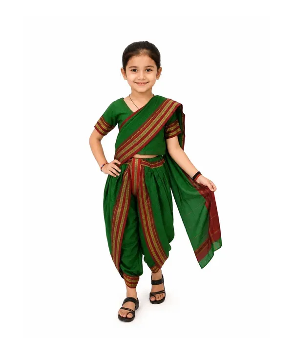 Golden_Silk_Blend_Sita_Fancy_Dress_Costume_For_Girls