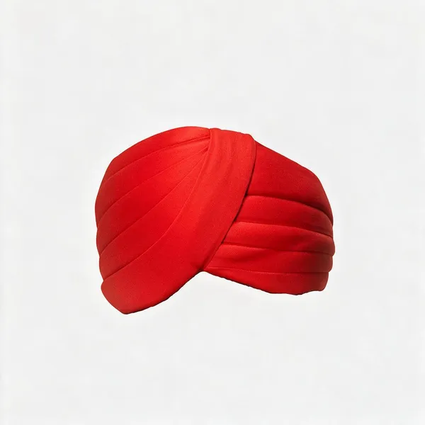 Red_Cotton_Sardar_Pagri_Turban_For_Kids