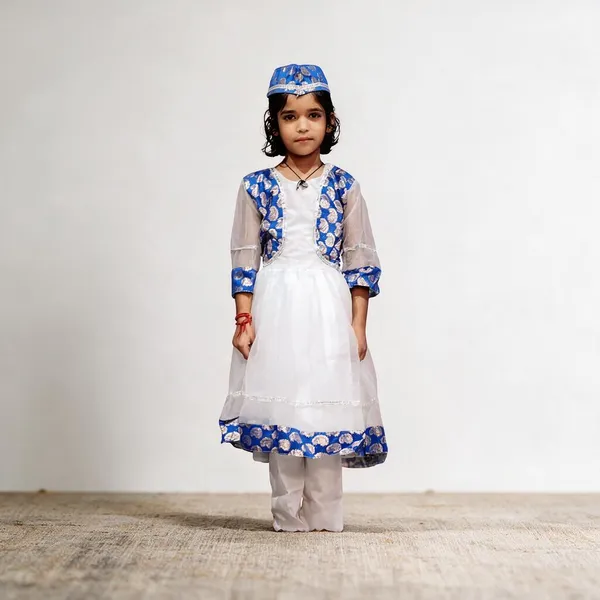 White_Satin_Qawwali_Girl_Kurta_Churidar_Costume_For_Girls