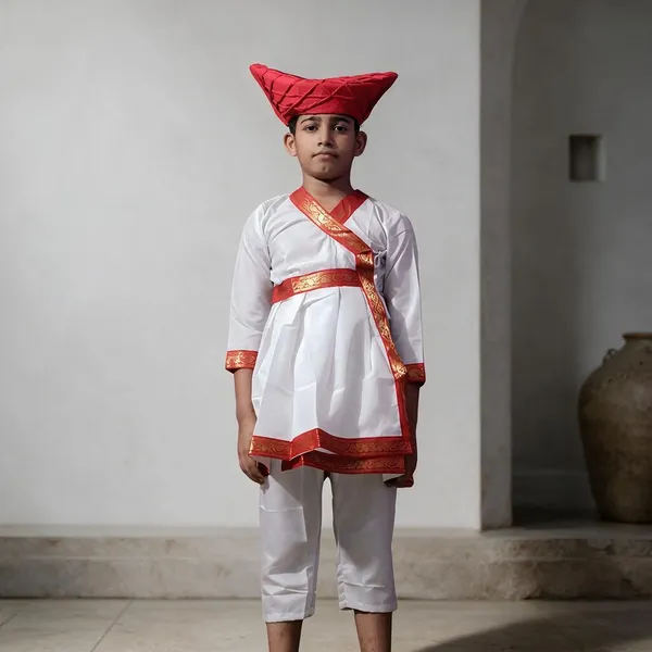 White_Red_Cotton_Maratha_Angarkha_Costume_For_Boys