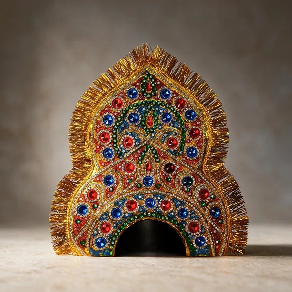 Multicolor_Stone-Studded_Sequin_Mukut_For_Kids