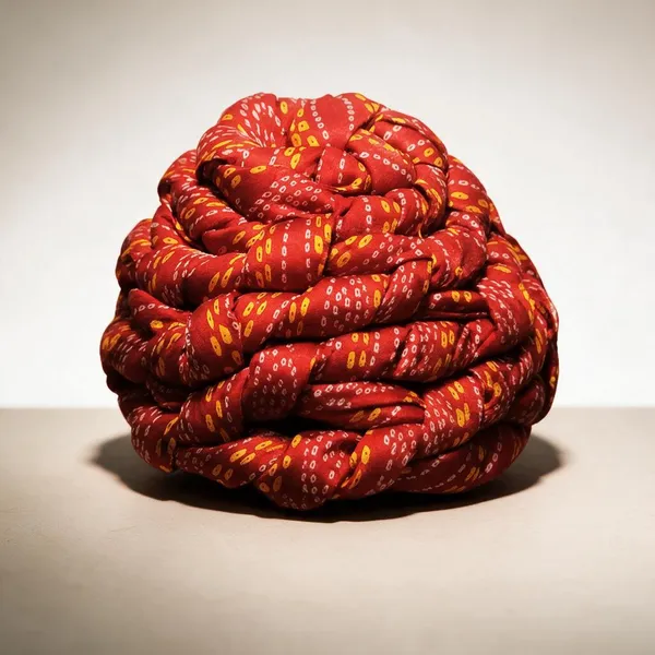 Red_Cotton_Bandhej_Rajasthani_Bal_Pagdi_For_Kids
