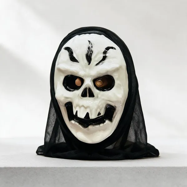 White_Black_Skull_Devil_Mask_Costume_For_Kids