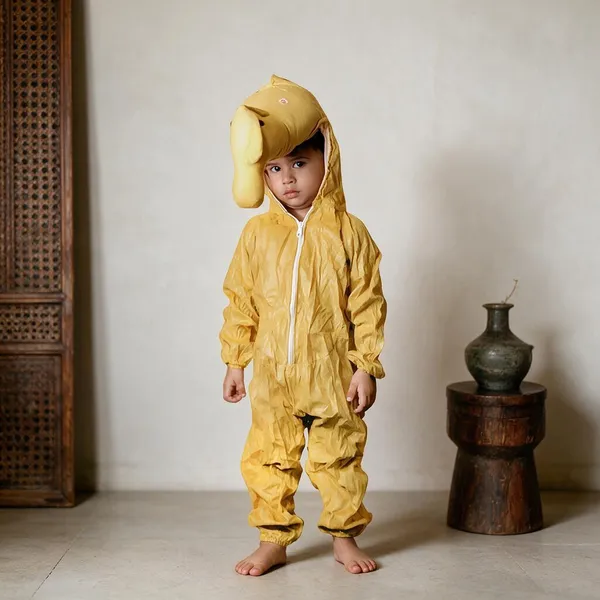 Yellow_Polyester_Camel_Jumpsuit_Costume_For_Boys