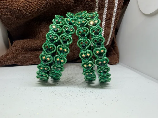 Green_Beaded_Embellished_Bangles_Set_for_Women