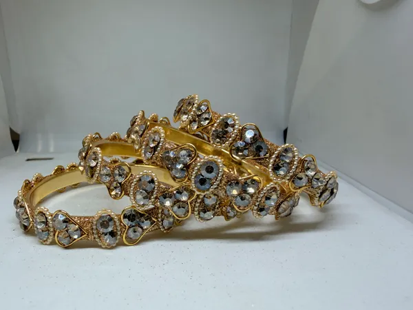 Gold_Tone_Floral_Embellished_Bangles_for_Women