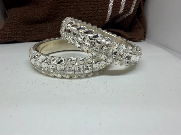 Silver-Tone_Geometric_Stone_Bangles_for_Women