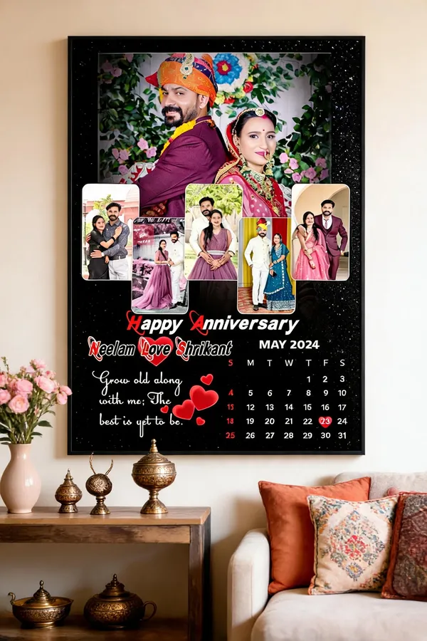 Multicolor_Sparkle_Print_And_Frame_Photo_Frame_For_Gifting