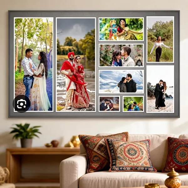 Multicolor_Sparkle_Print_And_Frame_Photo_Frame_For_Gifting