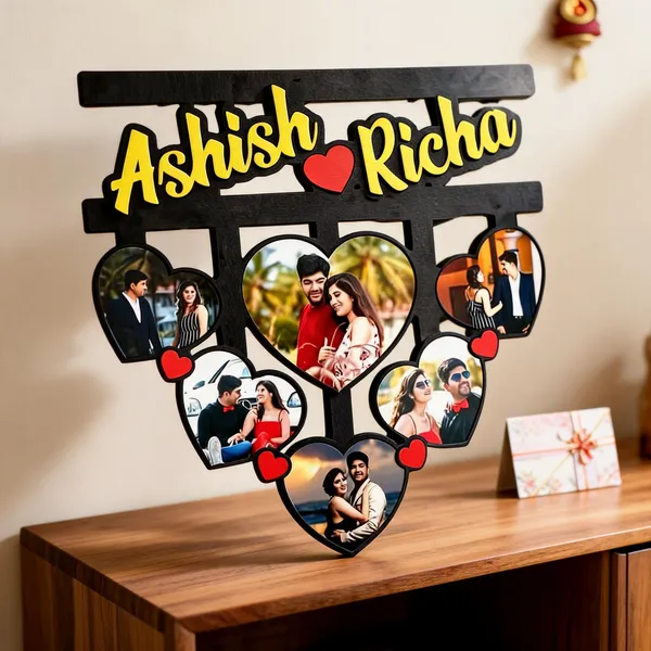 Black_And_Brown_Mdf_Cutout_Frame_For_Gifting