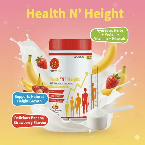 Element_One_Health_N_Height_Nutritional_Powder,_Banana_with_Strawberry_Flavour_|_Herbal_Nutrition_Supplement_with_Ashwagandha,_Arjun,_Flaxseed,_Giloy_&_Amla