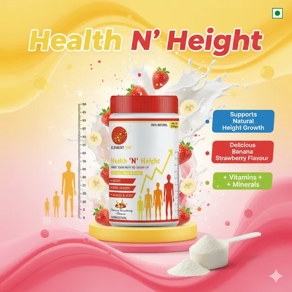 Element_One_Health_N_Height_Nutritional_Powder,_Banana_with_Strawberry_Flavour_|_Herbal_Nutrition_Supplement_with_Ashwagandha,_Arjun,_Flaxseed,_Giloy_&_Amla