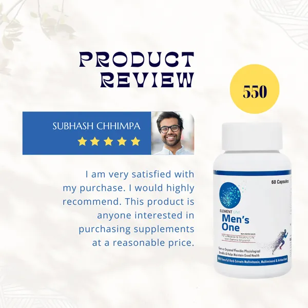 Element_One_Men'S_Multivitamin_Gamma_Oryzanol_Capsules_60S