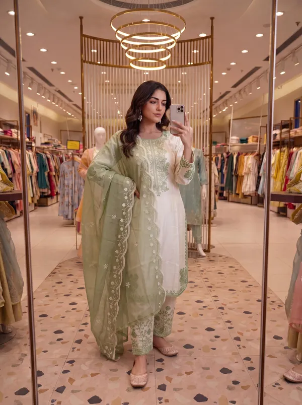 Sage_Green_Organza_Straight_Embroidered_Salwar_Suit_For_Women