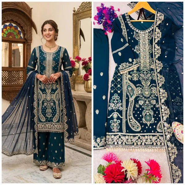 Navy_Blue_Georgette_Straight_Embroidered_Suit_Set_For_Women