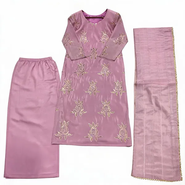 Pink_Chinon_Straight_Embroidered_Three-Piece_Kurta_Set_For_Women