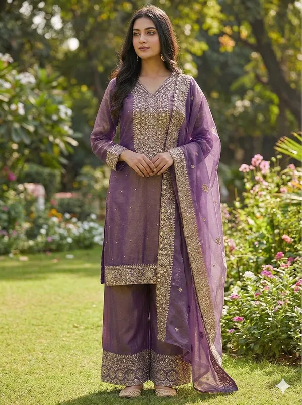 Purple_Fendi_Straight_Suit_Set_For_Women