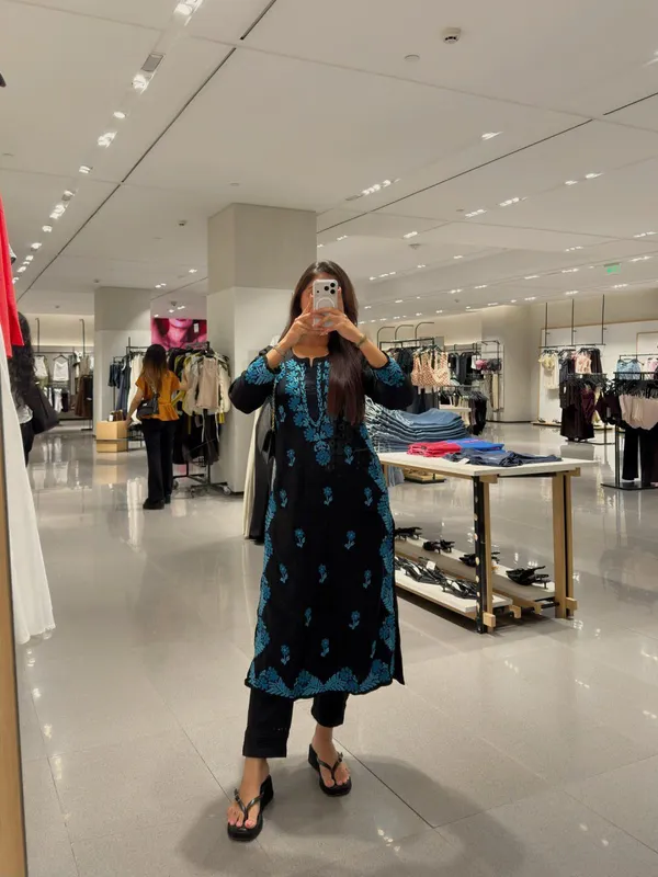 Black_Roman_Silk_Embroidered_Straight_Kurta_Set_For_Women