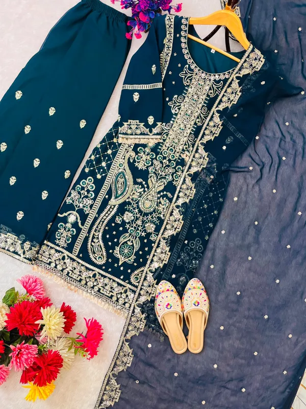 Navy_Blue_Georgette_Straight_Embroidered_Suit_Set_For_Women
