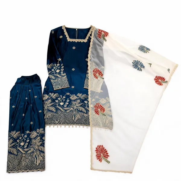 Navy_Blue_Fendi_Silk_Straight_Embroidered_Salwar_Suit_Set_For_Women