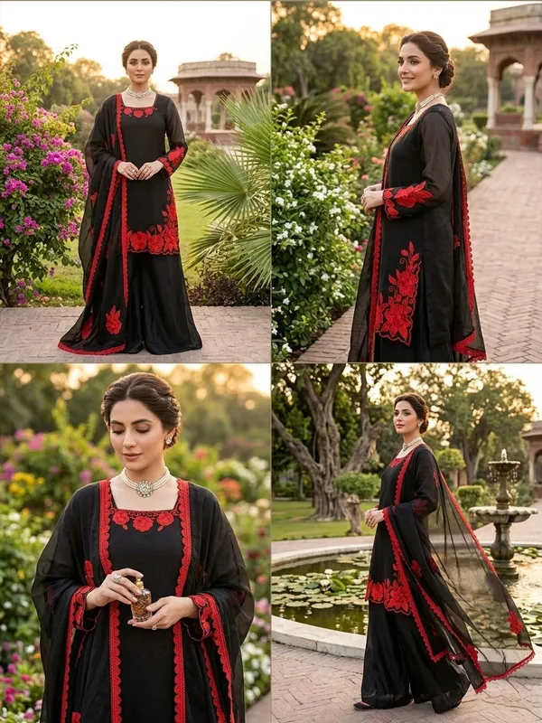Black_Fendi_Silk_Straight_Embroidered_Salwar_Suit_Set_For_Women