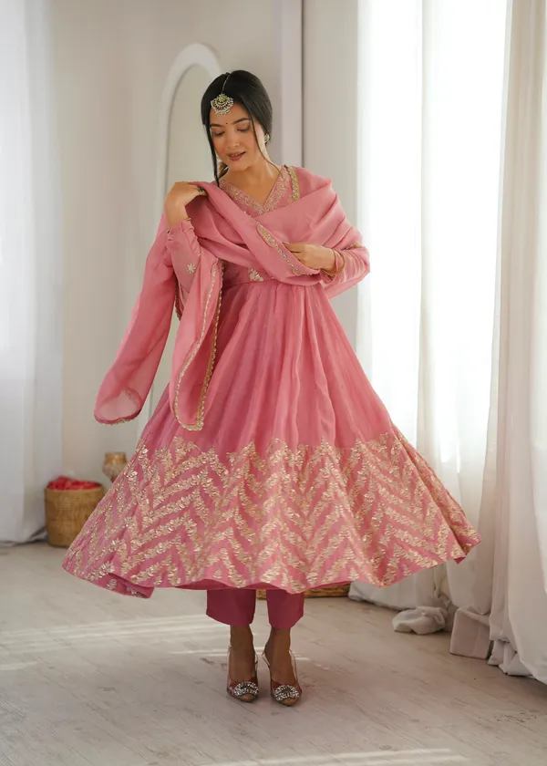Pink_Silk_Flared_Embellished_Anarkali_Suit_For_Women