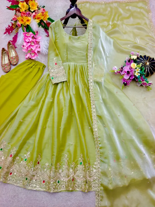 Green_Gmy_Silk_Embroidered_Anarkali_Suit_For_Women