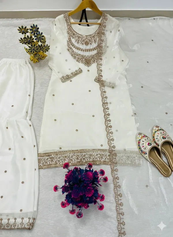 Ivory_Embroidered_Straight_Suit_Set_For_Women