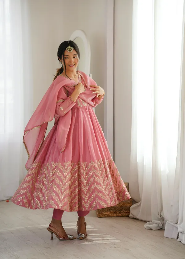 Pink_Silk_Flared_Embellished_Anarkali_Suit_For_Women